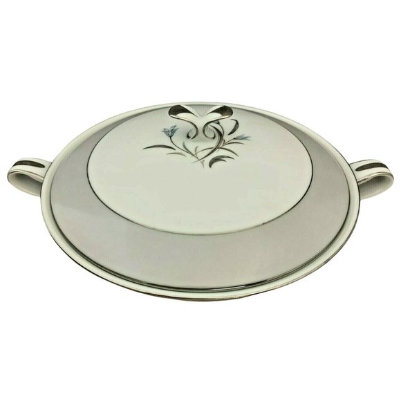 Vintage Noritake Theme 5545 Covered Round Vegetable Bowl - 8.75" Across - Picture 1 of 9